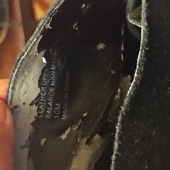 Y2K Express Vintage Black Suede Ankle Wedge Laced Boots in Size 10 M - Picture 7 of 8